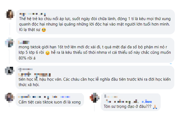 Giới trẻ tỏ thái độ hỗn hào với một giáo viên lớn tuổi trên TikTok: Hệ luỵ nghiêm trọng của việc sử dụng MXH quá sớm? - Ảnh 3. Giới trẻ tỏ thái độ hỗn hào với một giáo viên lớn tuổi trên TikTok: Hệ luỵ nghiêm trọng của việc sử dụng MXH quá sớm? - Ảnh 3.