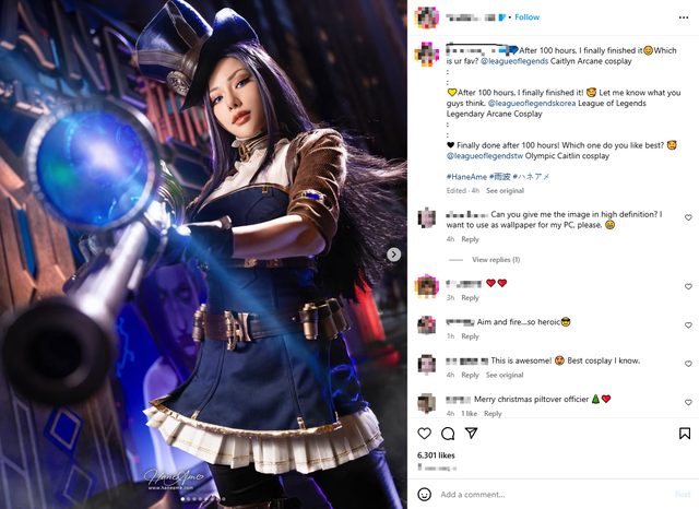 Hậu Giáng sinh, coser “siêu vòng 1” gây sốc với bộ ảnh mới, tụt tương tác trầm trọng vì “giấu” quá kỹ - Ảnh 2. Hậu Giáng sinh, coser “siêu vòng 1” gây sốc với bộ ảnh mới, tụt tương tác trầm trọng vì “giấu” quá kỹ - Ảnh 2.