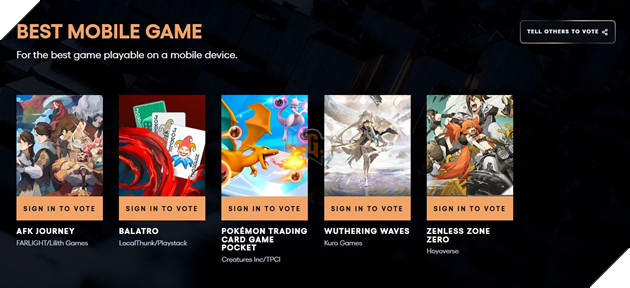 The Game Awards 2024: Tong Hop Danh Sach De Cu Theo Tung Hang Muc 5 The Game Awards 2024: Tổng Hợp Danh Sách Đề Cử Theo Từng Hạng Mục 5