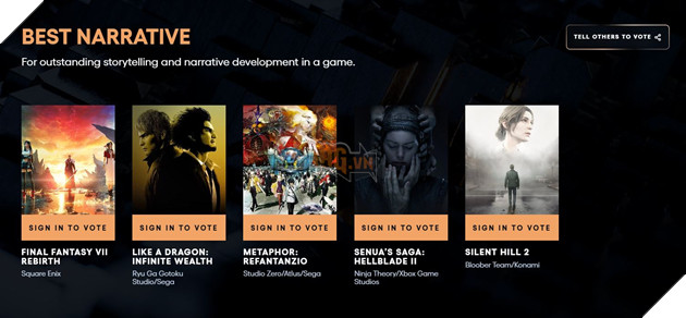 The Game Awards 2024: Tong Hop Danh Sach De Cu Theo Tung Hang Muc 10 The Game Awards 2024: Tổng Hợp Danh Sách Đề Cử Theo Từng Hạng Mục 10