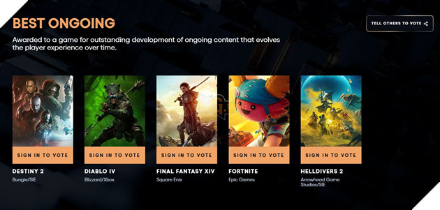 The Game Awards 2024: Tong Hop Danh Sach De Cu Theo Tung Hang Muc 3 The Game Awards 2024: Tổng Hợp Danh Sách Đề Cử Theo Từng Hạng Mục 3