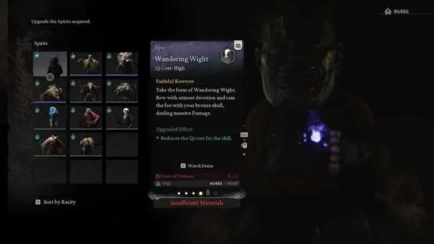 Black Myth: Wukong - Hướng dẫn cách mở khóa và sử dụng Spirits Black Myth: Wukong - Hướng dẫn cách mở khóa và sử dụng Spirits