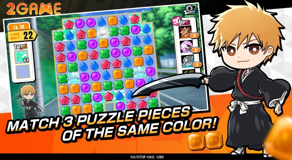 BLEACH Soul Puzzle – Game match-3 IP Bleach đầu tiên trên toàn cầu bleach soul puzzle 1