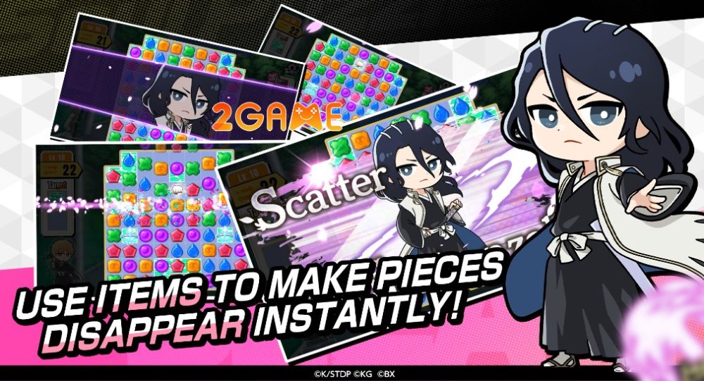 bleach-soul-puzzle-2 BLEACH Soul Puzzle sẽ là tựa game match-3 siêu thú vị dành cho những người hâm mộ IP Bleach