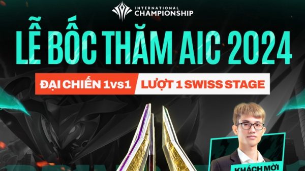 Kết quả bốc thăm AIC 2024 Liên Quân: SGP đối đầu HKA boc tham aic 2024jpg 1