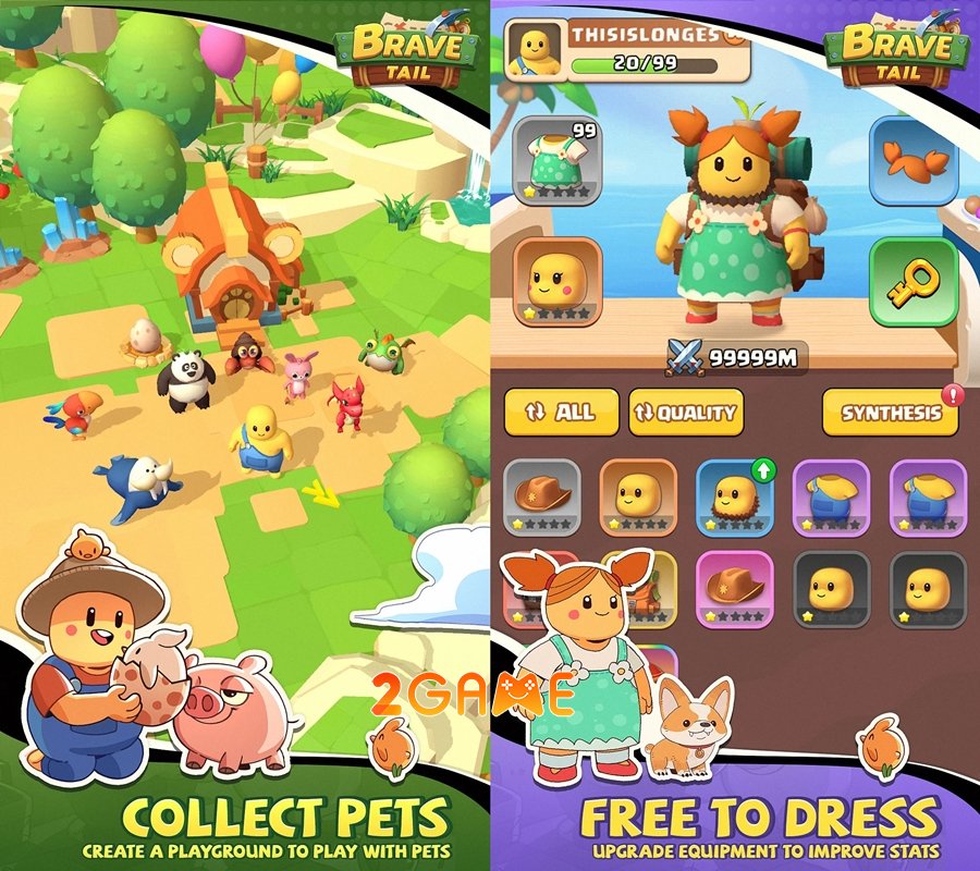 Brave Tail – Thư giãn trong thế giới phiêu lưu trên đảo thú vị bravetail 1