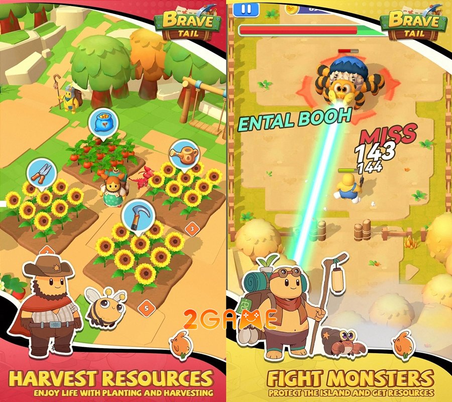 Brave Tail – Thư giãn trong thế giới phiêu lưu trên đảo thú vị bravetail 2