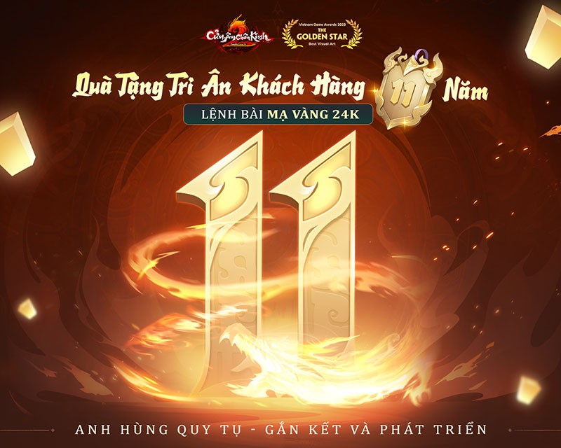 Cửu Âm Chân Kinh 11 tuổi: Lễ hội rộn ràng, săn lệnh bài vàng cùng MTV Band Cửu Âm Chân Kinh 11 tuổi: Lễ hội rộn ràng, săn lệnh bài vàng cùng MTV Band
