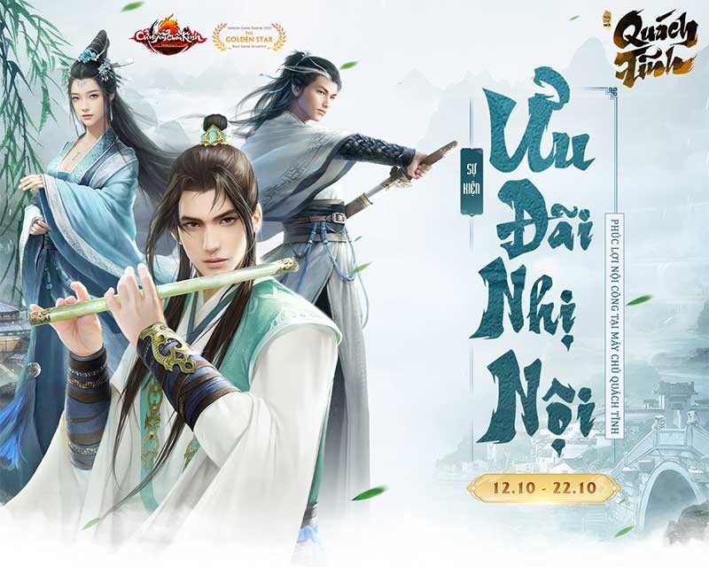 Cửu Âm Chân Kinh 2: Khai mở nội công 2 máy chủ mới Quách Tĩnh, đại chiến thập nhất môn phái và thế lực