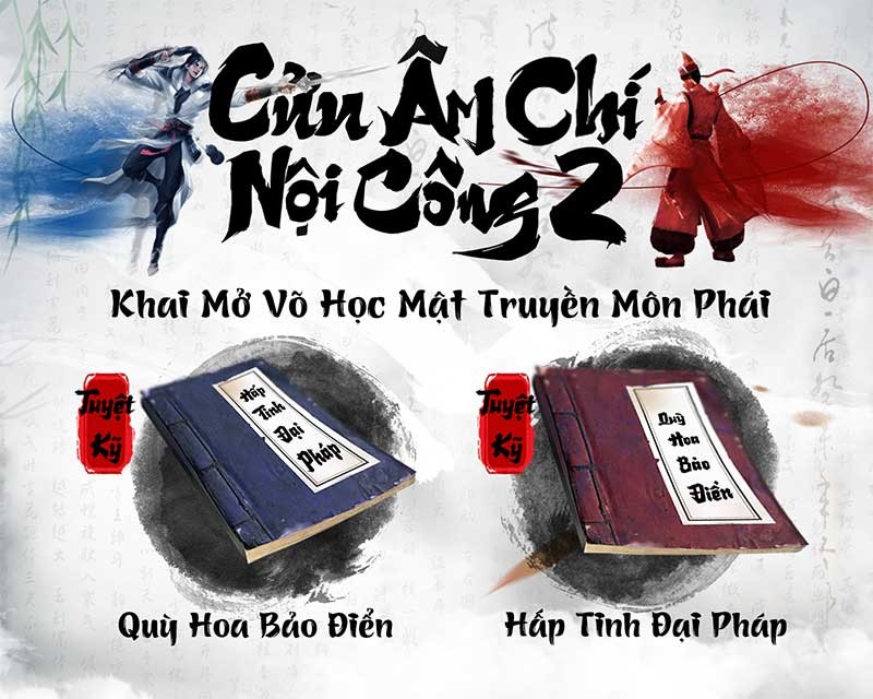 Cửu Âm Chân Kinh 2: Khai mở nội công 2 máy chủ mới Quách Tĩnh, đạu chiến thập nhất môn phái và thế lực