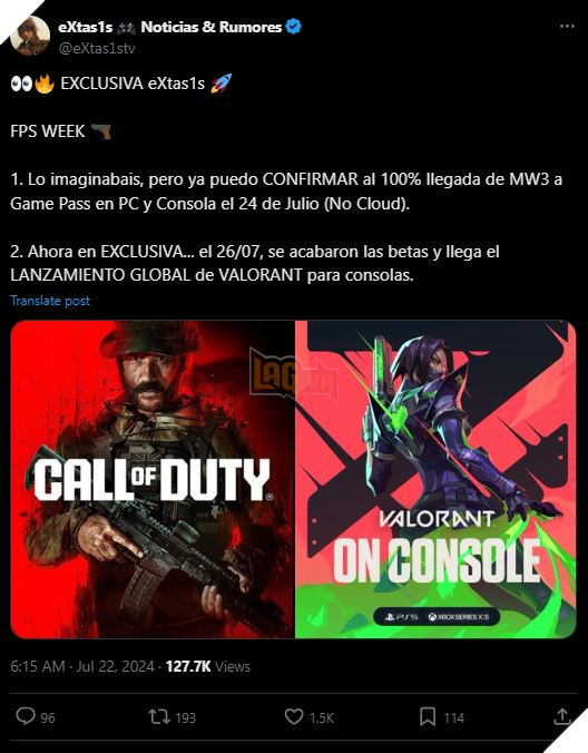 Call of Duty: Modern Warfare 3 Duong Nhu Da Chot Ngay Len Game Pass 2 Call of Duty: Modern Warfare 3 Dường Như Đã Chốt Ngày Lên Game Pass 2
