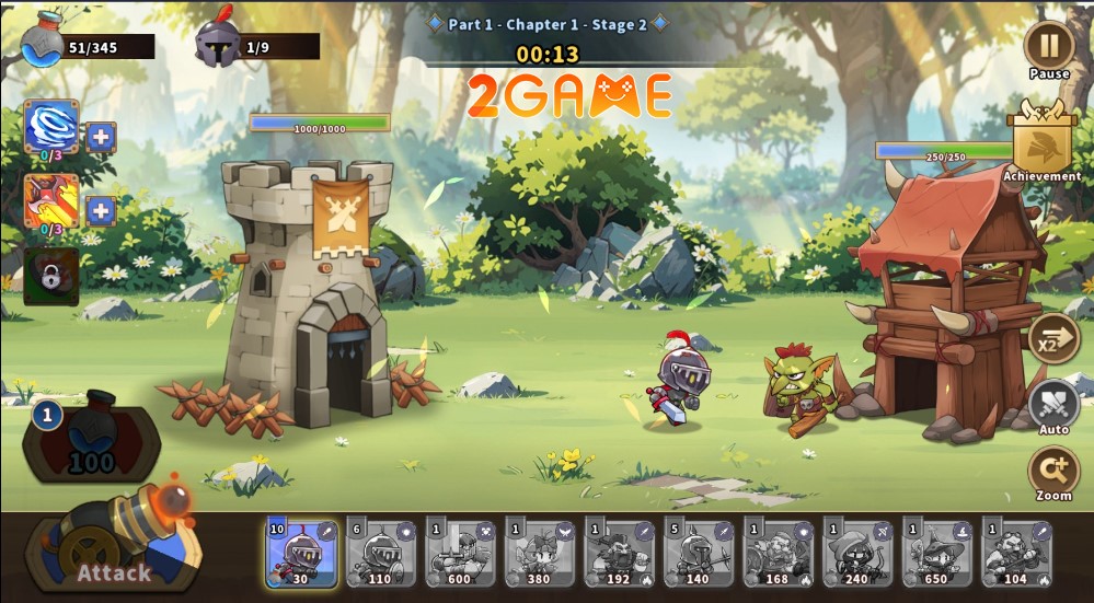 castle-war-defense-2 Castle War Defense – Game thủ thành cùng các nhân vật nhỏ nhắn đáng yêu castle war defense 2