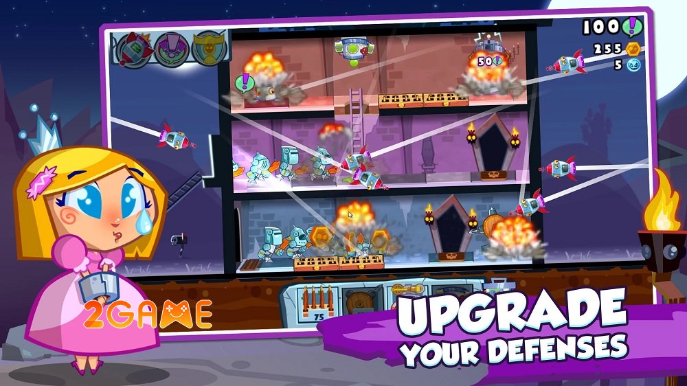 Castle Doombad – Sự kết hợp hoàn hảo trong thể loại chiến thuật phòng thủ tháp với dùng bẫy castledoombad 3