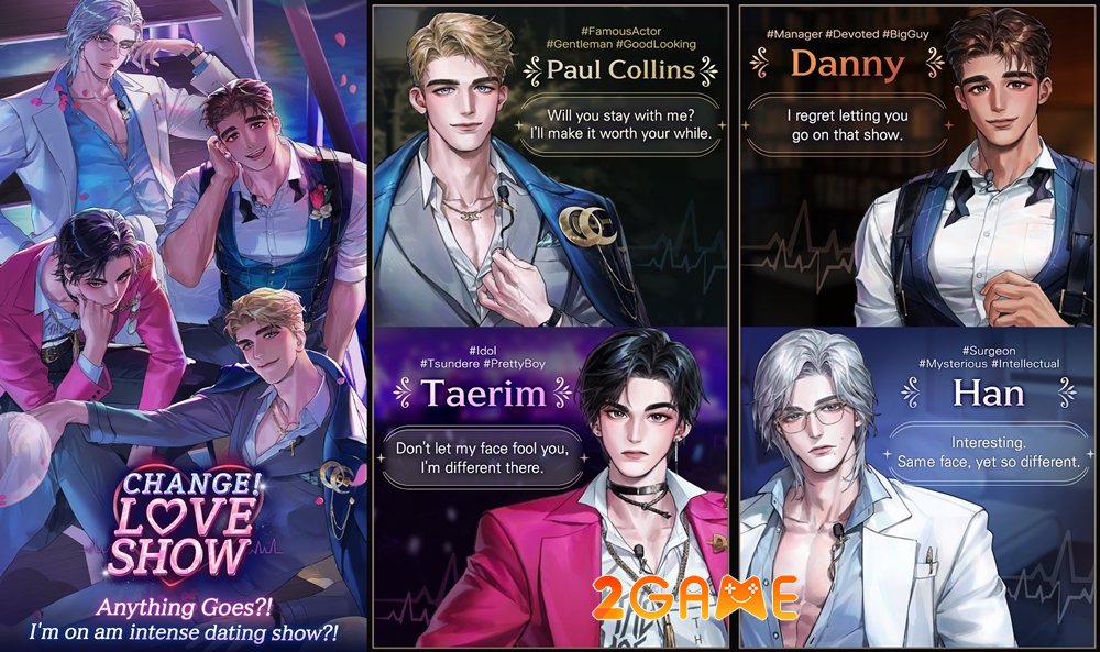Change Love Show – Game otome hẹn hò hấp dẫn sẽ khiến bạn rung động changeloveshow 3