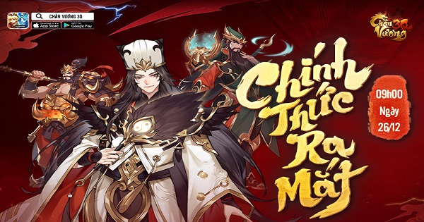 Game hot Chân Vương 3Q Mobile chính thức ra mắt 26/12 chanvuong3q 2612rm thumbjpg