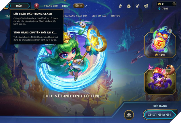 LMHT Viet Nam Bat Ngo Gap Loi La Trong Che Do Clash ARAM Khien Tru Hai Phe Bat Tu 6 LMHT Việt Nam Bất Ngờ Gặp Lỗi Lạ Trong Chế Độ Clash ARAM Khiến Trụ Hai Phe Bất Tử 6