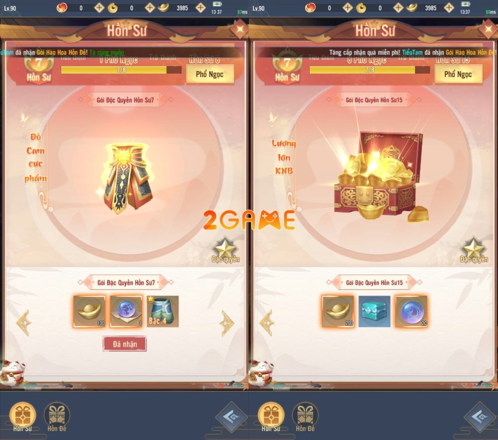 cung-ta-luyen-khi-muoi-van-nam-4 Vip 15 miễn phí trong game Cùng Ta Luyện Khí Mười Vạn Năm