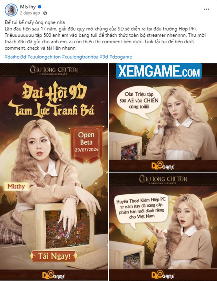 cuu-long-chi-ton-1-1 Cực căng! Misthy và hàng loạt streamer mở combat tổng tại Cửu Long Chí Tôn 9D-U cuu long chi ton 1 1