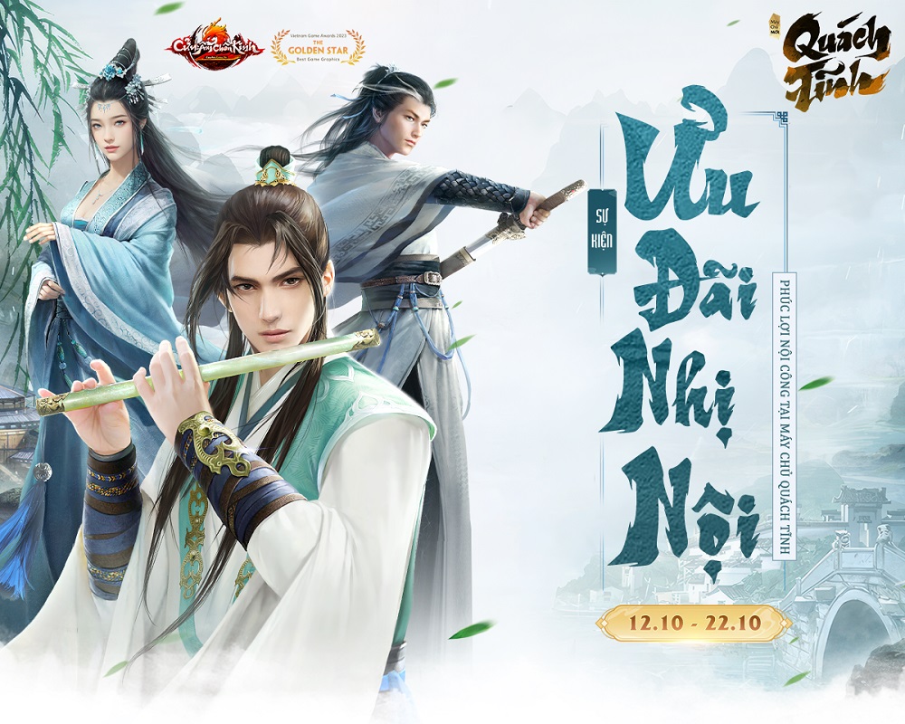 Cửu Âm Chân Kinh khai mở nội công 2 máy chủ mới Quách Tĩnh, đại chiến thập nhất môn phái và lục thế lực cuuamchankinh updatemoi 3