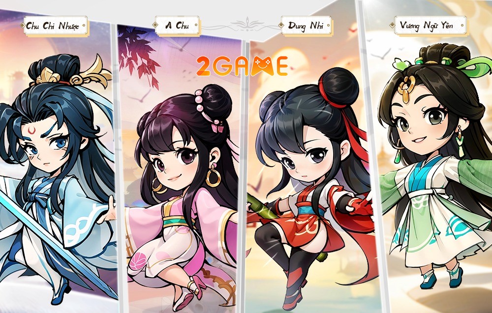 Tạo hình của các Hiệp Khách vô cùng đáng yêu