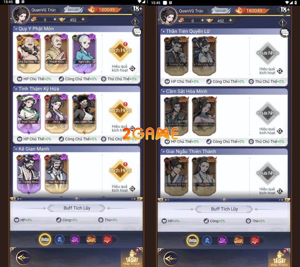 daihieptaptap-4 Kích duyên không chỉ tăng chỉ số mà còn đòi hỏi chiến thuật hợp lý trong game Đại Hiệp Tap Tap