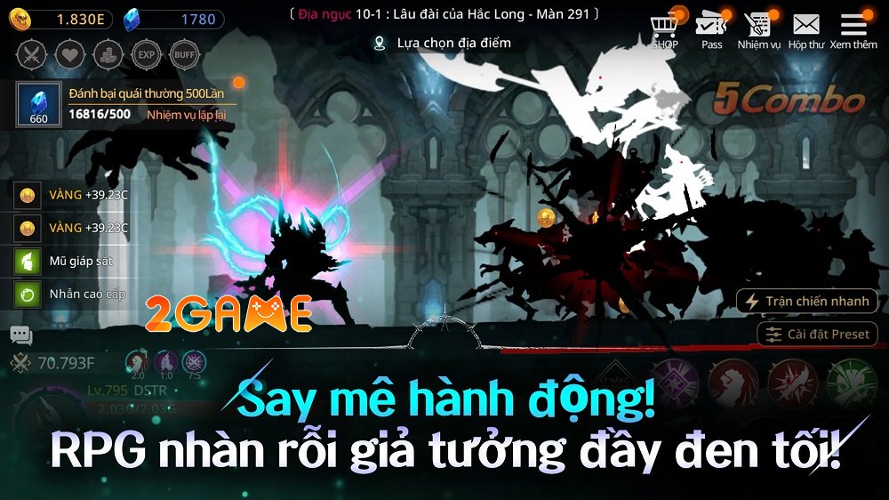 Hắc Kiếm Trỗi Dậy – Game nhập vai hành động nhàn rỗi đáng kinh ngạc darkswordrising 1
