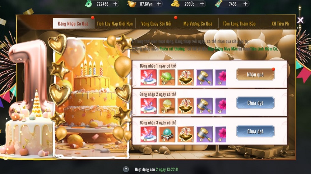 Ăn mừng sinh nhật 1 tuổi ngập trong quà cùng Đấu Thần Tuyệt Thế Vplay dauthantuyetthe sn1tuoi 4