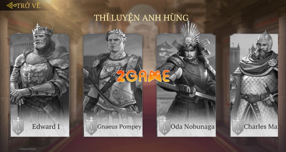 Vượt qua thí luyện để thu phục các anh hùng trong lịch sử Đế Chế: Thời Đại Chinh Phục