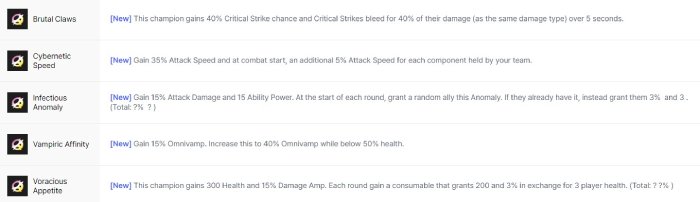 ĐTCL 15.1: Tổng hợp những Dị Thường mới sẽ ra mắt di thuong 14 25