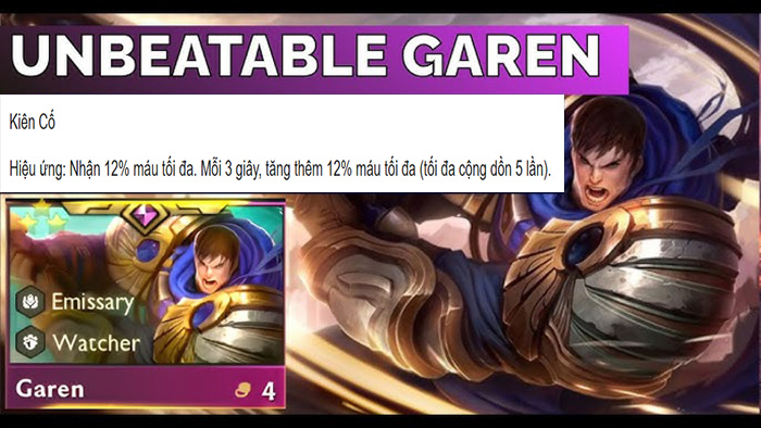 di-thuong-garen-thumb ĐTCL Mùa 13: Top combo đội hình tướng + Dị Thường cực khỏe di thuong garen thumb