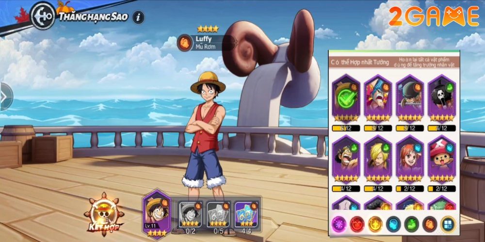 Gặp gỡ các nhân vật One Piece quen thuộc trong game Di Tích Thần Bí