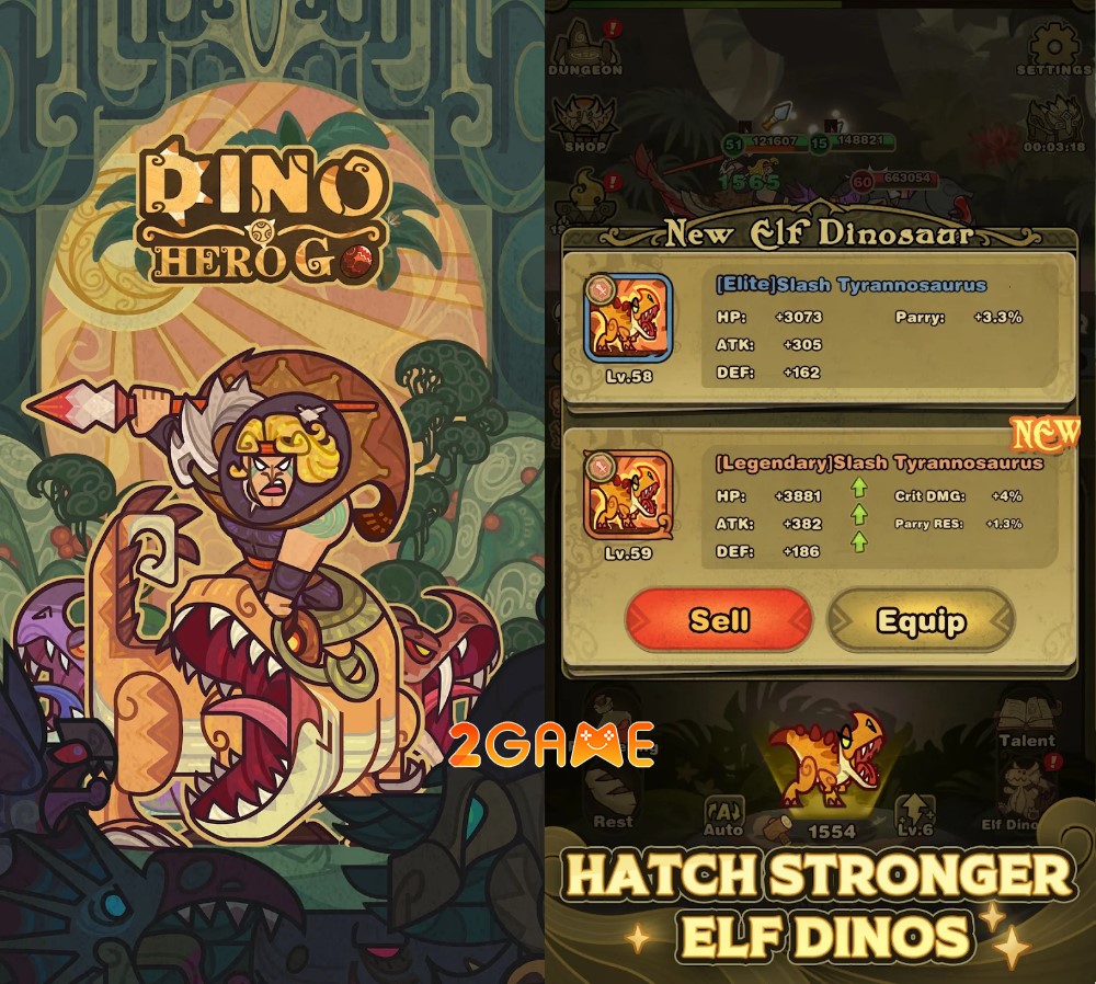 Dino Hero Go – Game mở rương với chủ đề khủng long cực ngầu dino hero go 2