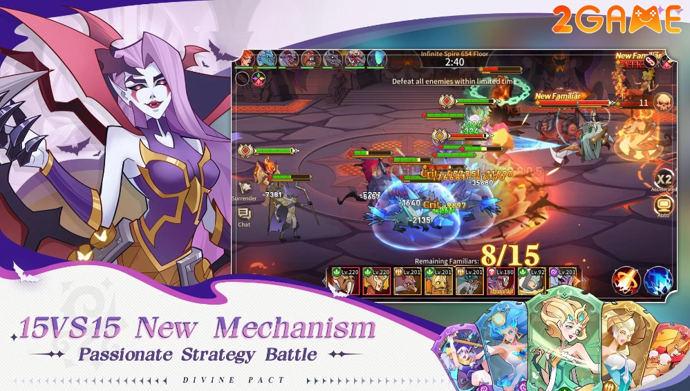 Tham gia vào đấu trường 15vs15 đầy kịch tính trong game Divine Pact divine pact 1