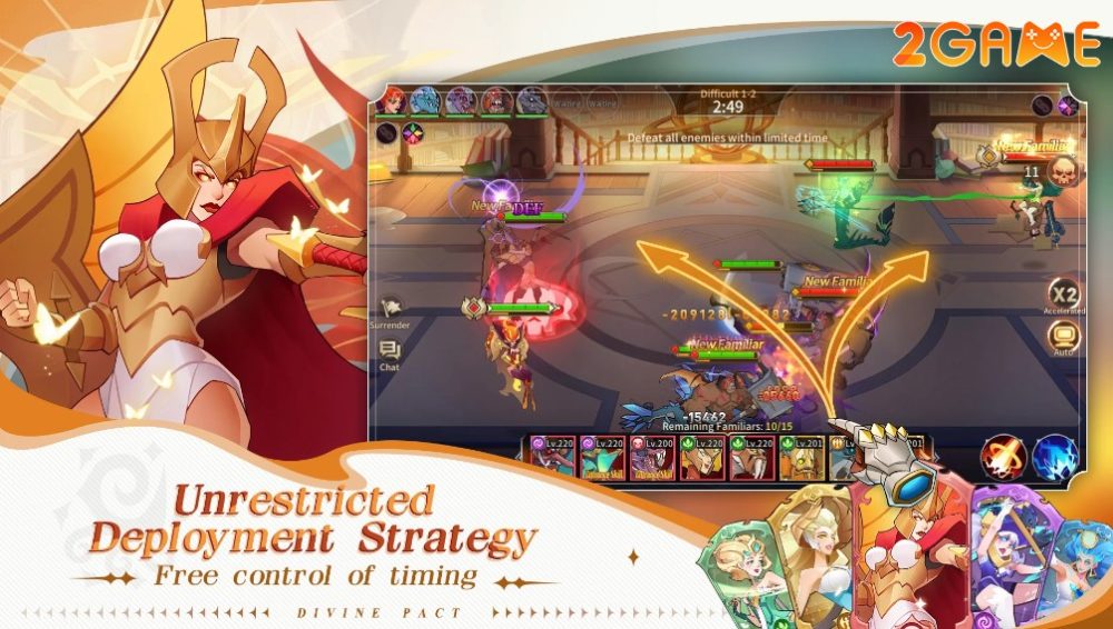 game thẻ tướng chiến thuật Divine Pact
