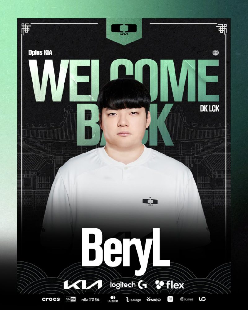 Đội hình LCK 2025: Tổng kết chuyển nhượng LCK mùa giải 2024-2025 dk beryl 2024
