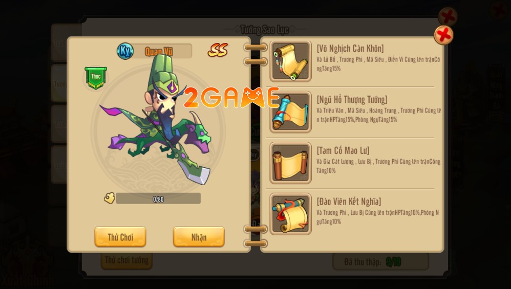 3Q Tiểu Tam Quốc – Những đội hình cực mạnh dành cho tân thủ doi hinh 3q tieu tam quoc 1