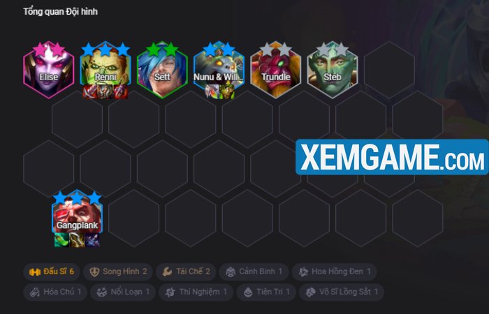 ĐTCL Mùa 13: Đội hình Gangplank Đấu Sĩ, bài toán giải quyết các lõi anh hùng “ế hàng” doi hinh gangplank dau si 1