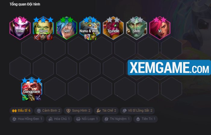 ĐTCL Mùa 13: Đội hình Gangplank Đấu Sĩ, bài toán giải quyết các lõi anh hùng “ế hàng” doi hinh gangplank dau si 2