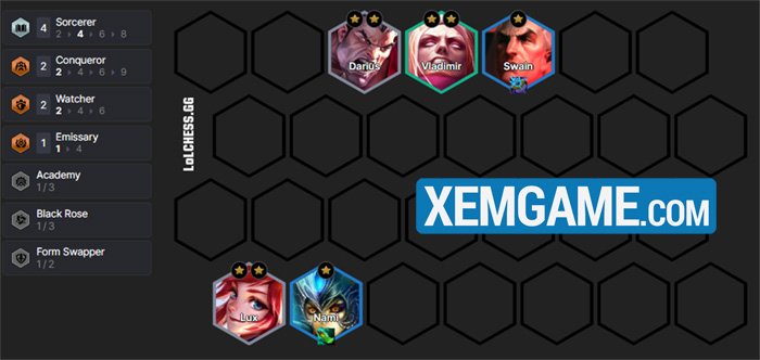 ĐTCL 14.23c: Tìm hiểu bài reroll Swain Nami cực thú vị nhưng không dễ chơi doi hinh swain nami reroll 1