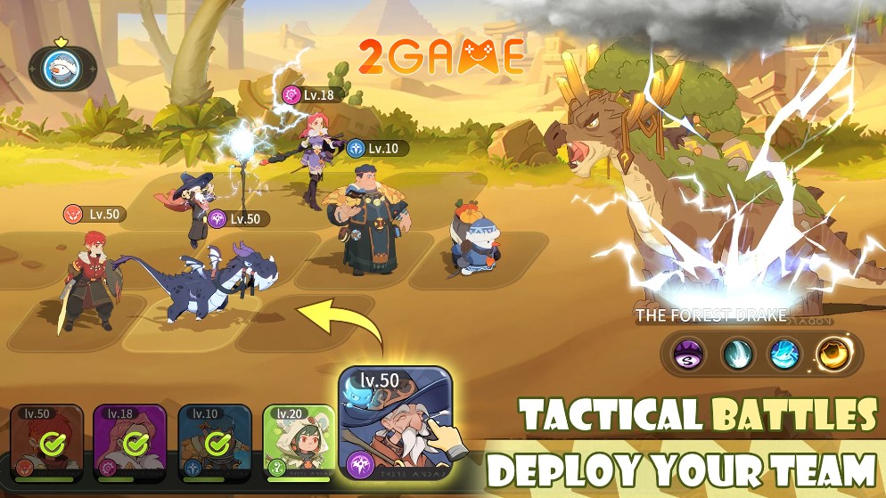 dragons-trek-3 Dragon's Trek Lối chơi đánh theo lượt chiến thuật