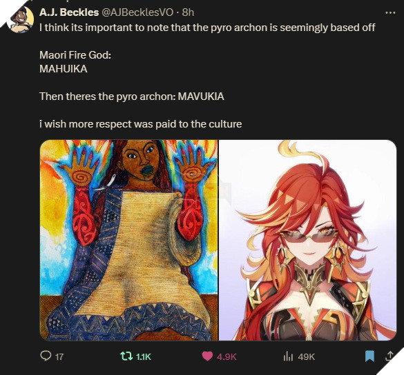 Genshin Impact tiep tuc bi tay chay vi mau da nhan vat Natlan, ca cac dien vien long tieng cung tham gia 5 Genshin Impact tiếp tục bị tẩy chay vì màu da nhân vật Natlan, cả các diễn viên lồng tiếng cũng tham gia 5