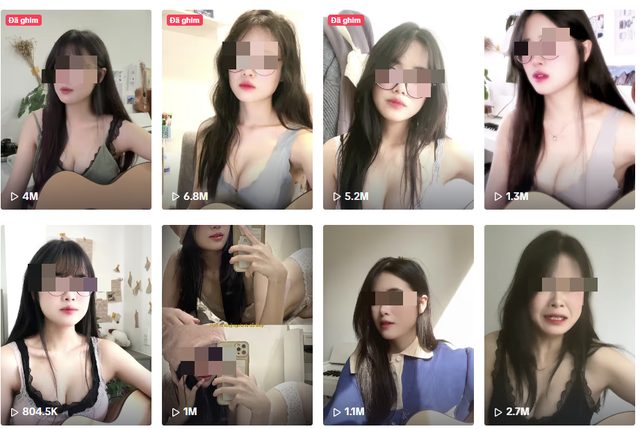 Mặc áo để lộ