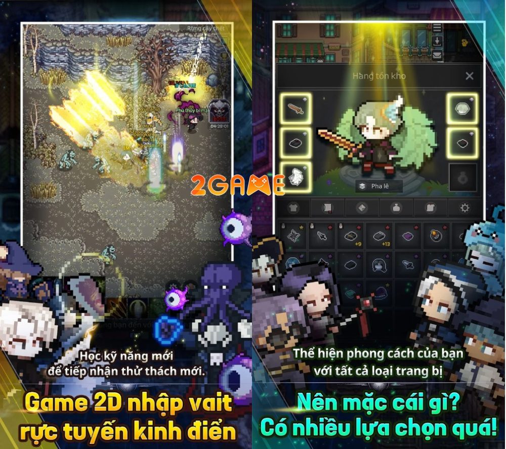 elemental-mmorpg-2d-1 Elemental: 2D MMORPG – Game pixel có đông đảo game thủ Việt Nam trải nghiệm elemental mmorpg 2d 1