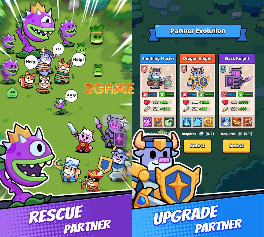 evo-master-2 Giải cứu đồng bạn và tiến hóa họ trở nên mạnh mẽ hơn trong game EVO Master