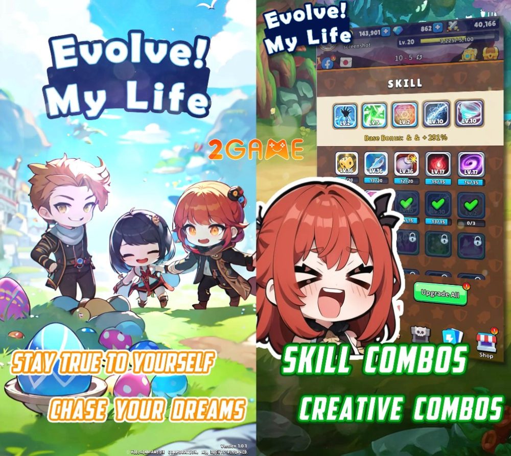 evolve-my-life-1 Evolve My Life – Game nhàn rỗi đầy tiềm năng với lối chơi giải trí evolve my life 1