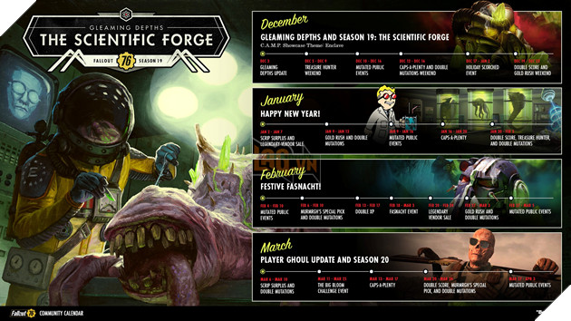 Fallout 76 Cong Bo Ban Do Lo Trinh Ra Mat Noi Dung Moi Cho Den Thang 4 Nam Sau 2 Fallout 76 Công Bố Bản Đồ Lộ Trình Ra Mắt Nội Dung Mới Cho Đến Tháng 4 Năm Sau 2