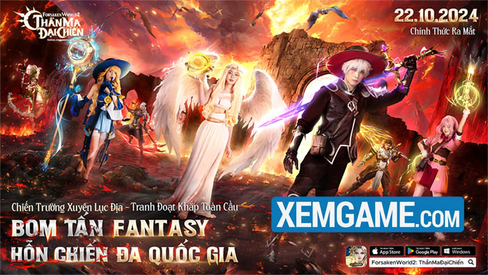 Forsaken World 2: Thần Ma Đại Chiến chính thức ra mắt ngày 22/10 forsaken world 2 1 1 1