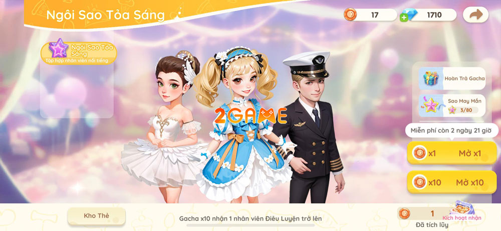 Hello Café VNG – Game mô phỏng có đồ họa đáng yêu và nhiều hoạt động nhất tháng 4? gacha hello cafe vng