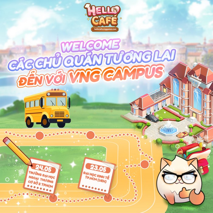 Hello Café tạo sóng mùa hè: Tưng bừng VNG University Week và cuộc thi ảnh Meo Meo gamehub vn vng hello cafe 1