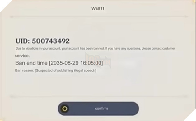 Genshin Impact: Game thu vi pham dieu cam ki de roi bi khoa tai khoan tan 11 nam Genshin Impact: Game thủ vi phạm điều cấm kị để rồi bị khóa tài khoản tận 11 năm